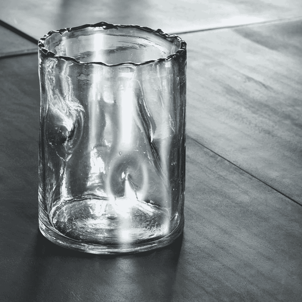 Clear Glass Vase 20cm | Annie Mo's