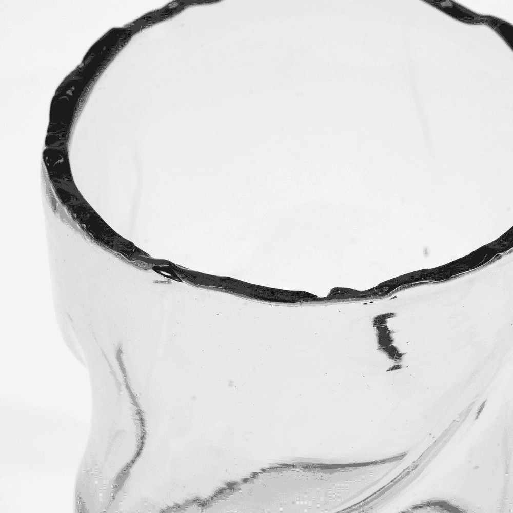 Clear Glass Vase 25cmC