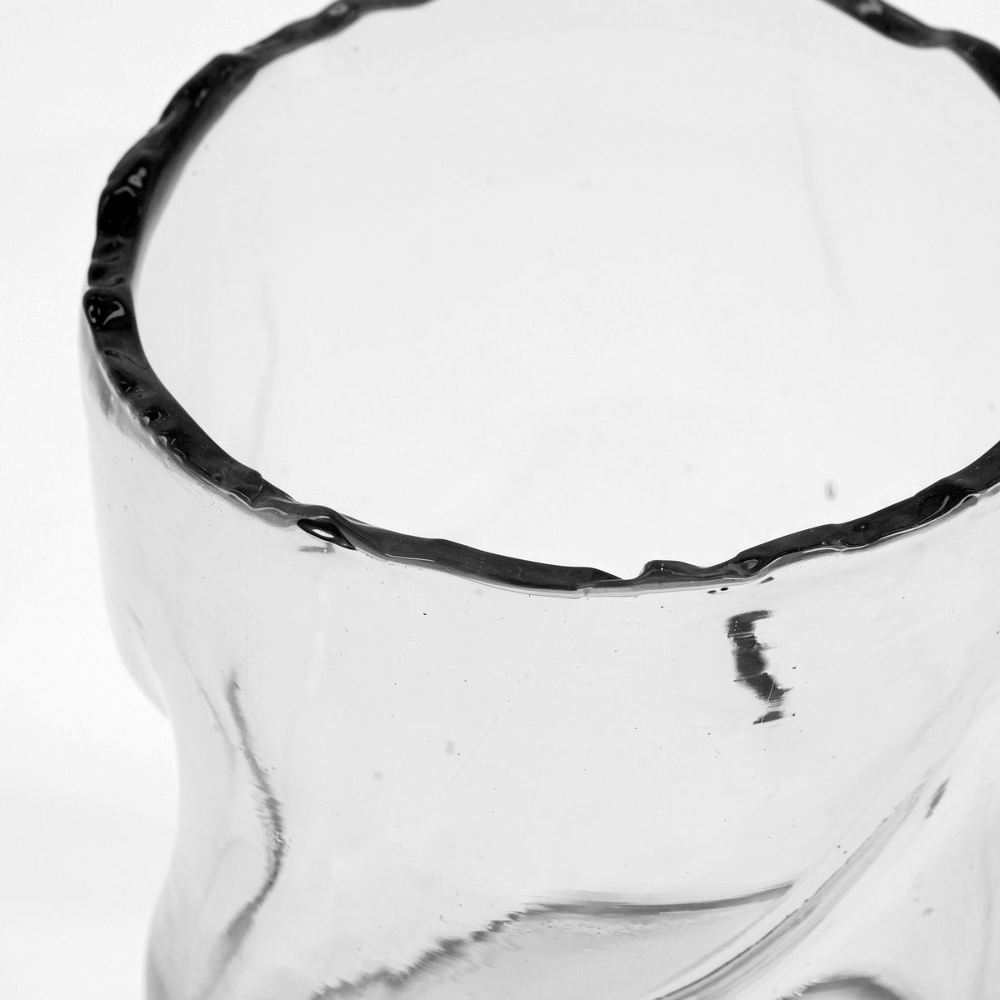 Clear Glass Vase 25cm