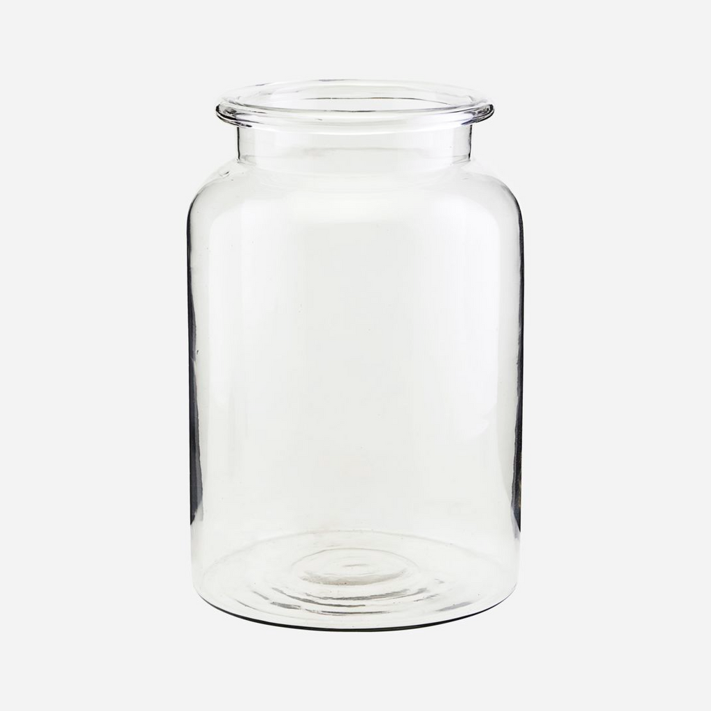 Clear Glass Vase 28cm | Annie Mo's