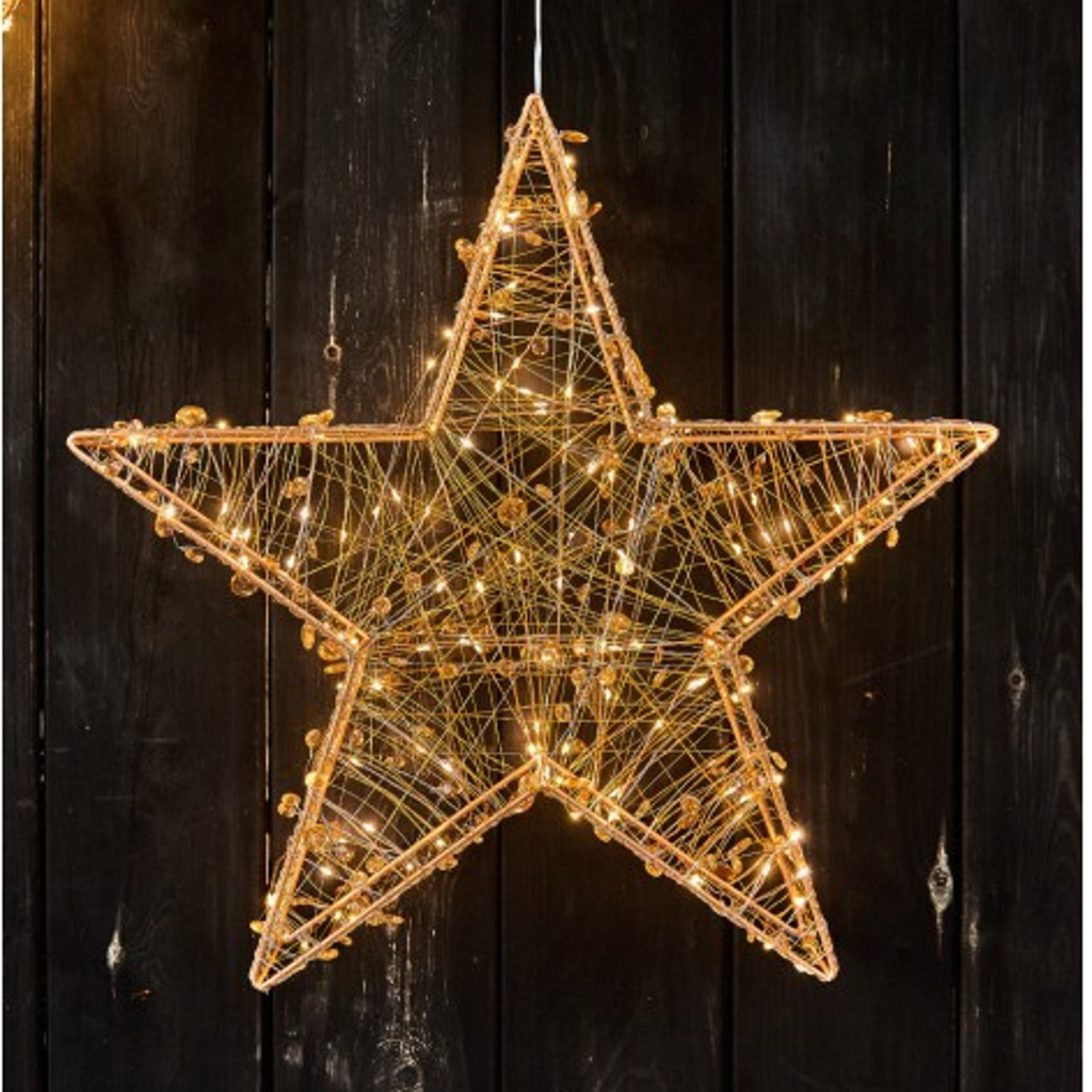 Copper Galaxy Star 50cm Mains Run LED