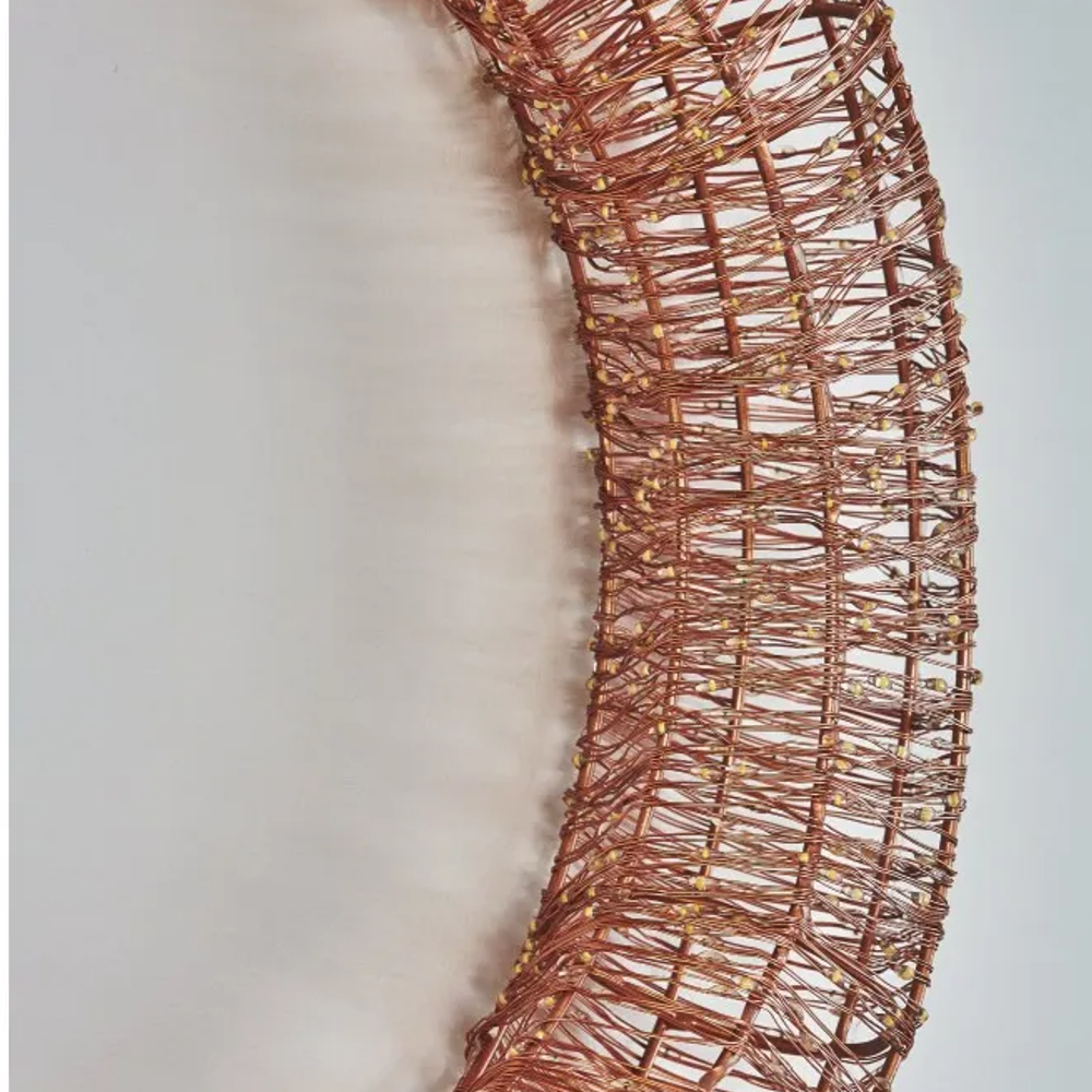 Copper Galaxy Wreath 40cm LED Mains Operated