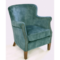 Cromarty Green Velvet Armchair | Annie Mo's