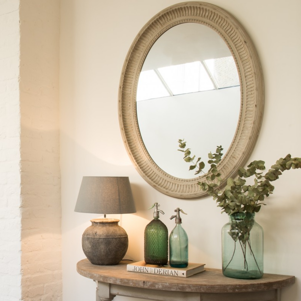 Baybridge Grey Stone Lamps with Grey Shade