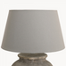 Baybridge Grey Stone Lamps with Grey Shade
