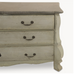 Distressed Large Chest of Drawers with Bluestone Top 159cm