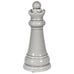 Distressed Light Blue Chess Pieces 26cm King | Annie Mo's