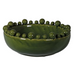 Emmerdale Green Bowl with Balls on Rim | Annie Mo's