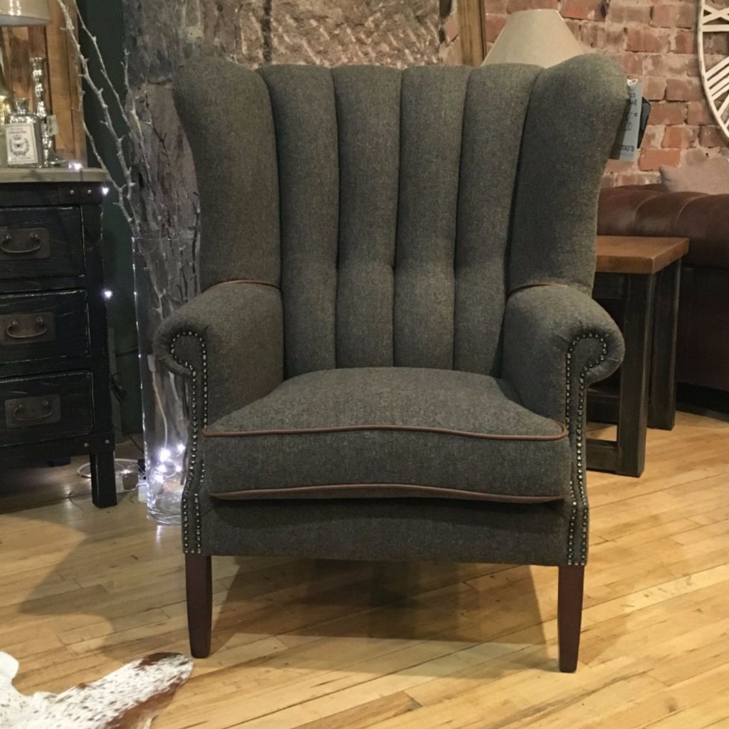 Wing Fluted Armchair