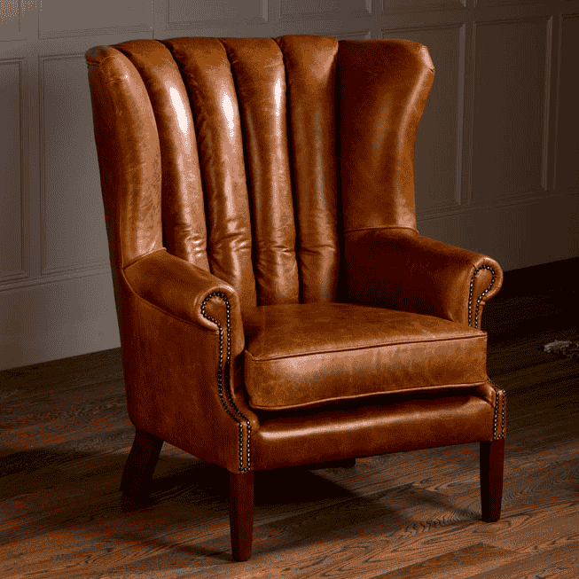 Wing Fluted Armchair-E