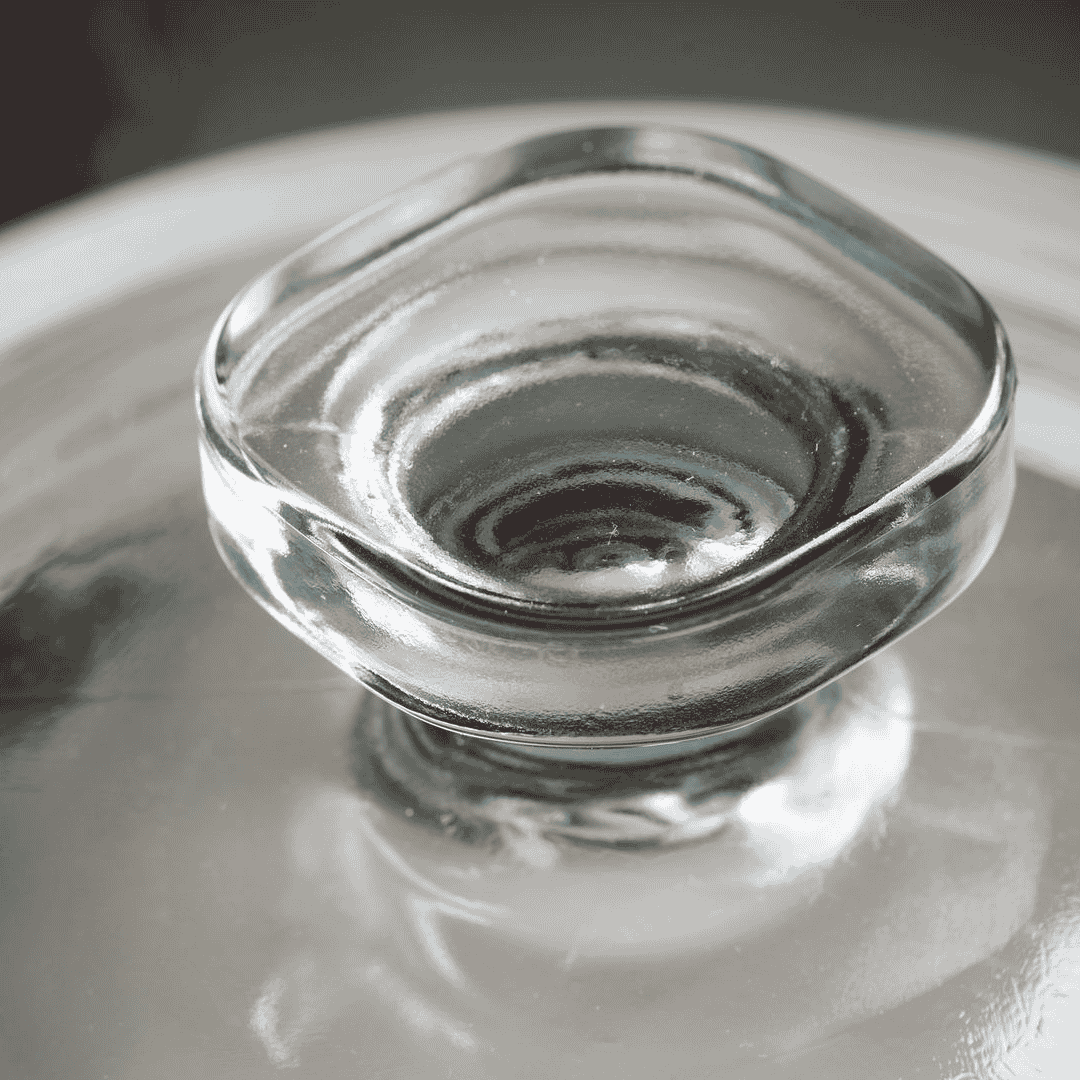 Glass Storage Jar with Glass Lids-B