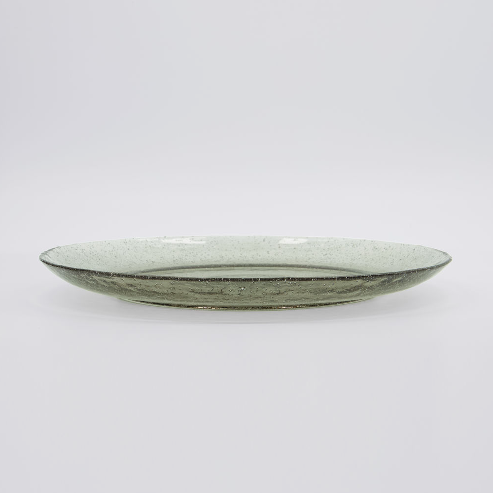 Green Rain Dinner Plate 27cm Set of Two