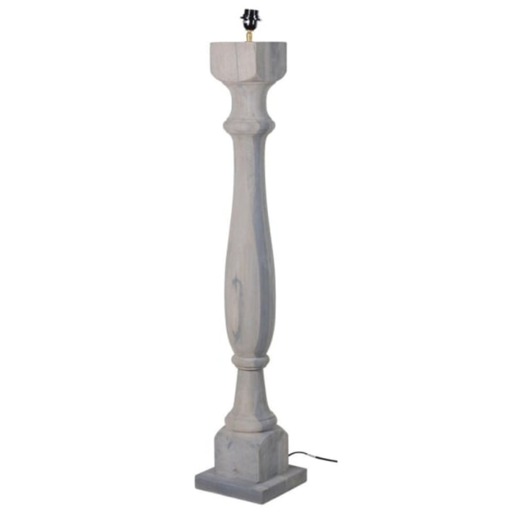 Grey Wash Floor Lamp