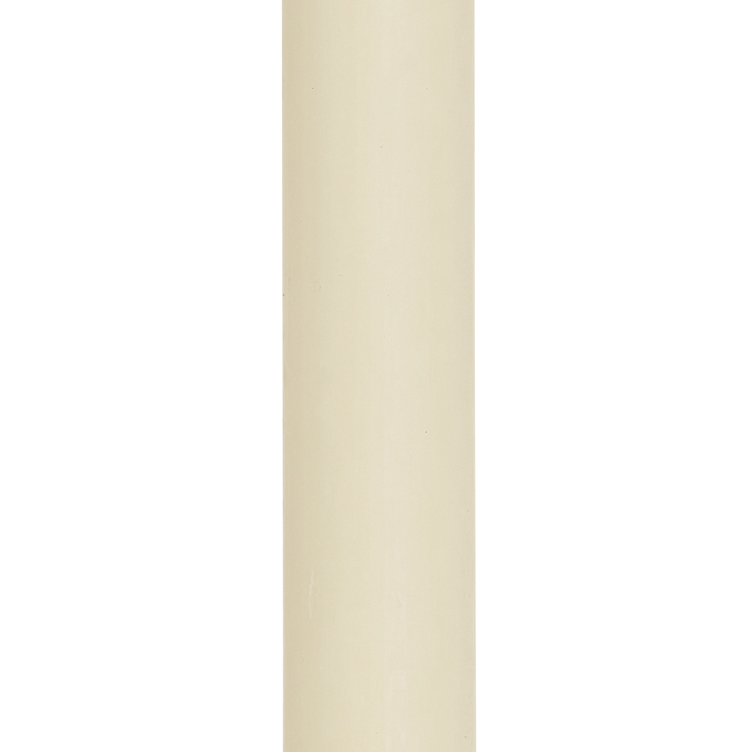 Pink Sand and White Tones Tall Rustic Dinner Candles 29cm - Colour Choice