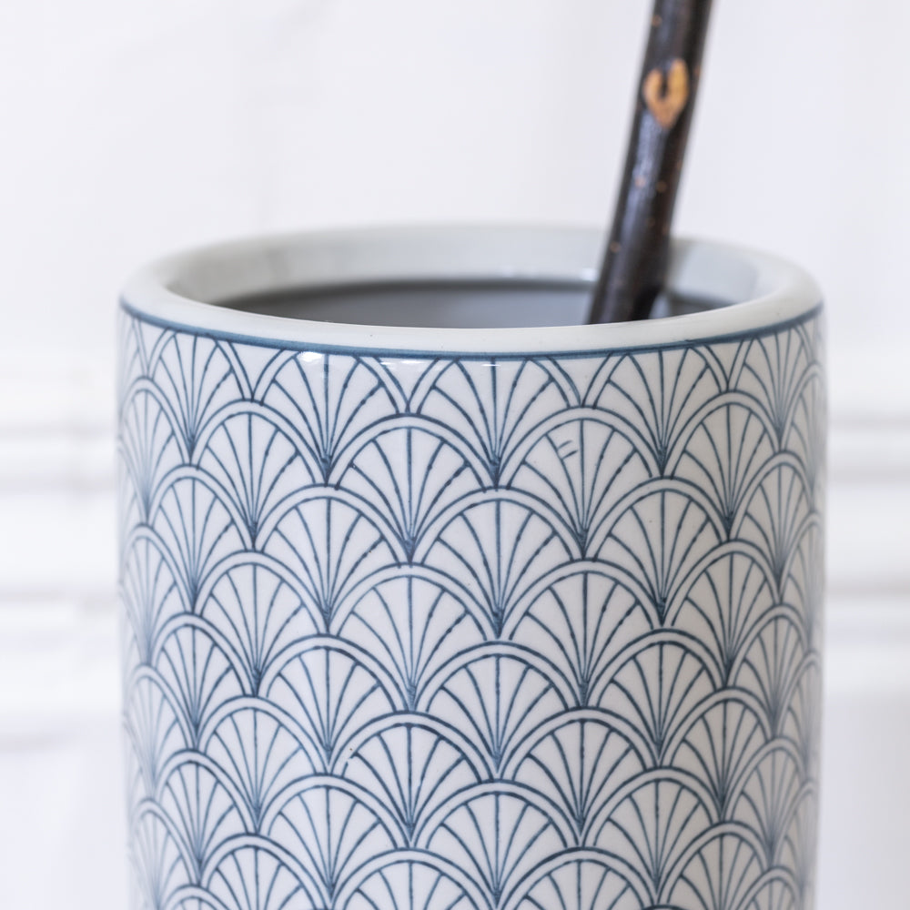 Deco Design Glazed Ceramic Umbrella Stand 45cm