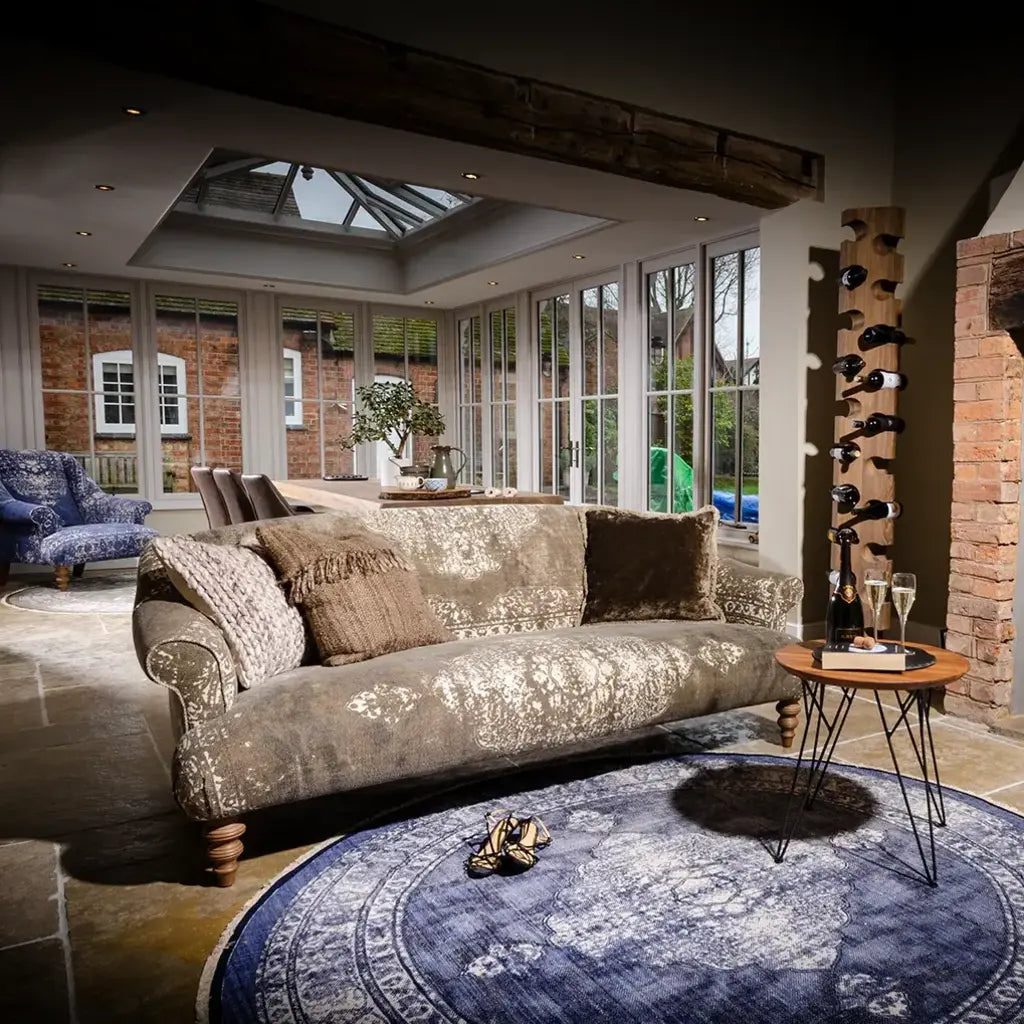 Jacaranda Petite Sofa - Bagru Fabrics | Annie Mo's