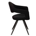 Jasmine  Carver Dining Chair - Black Boucle