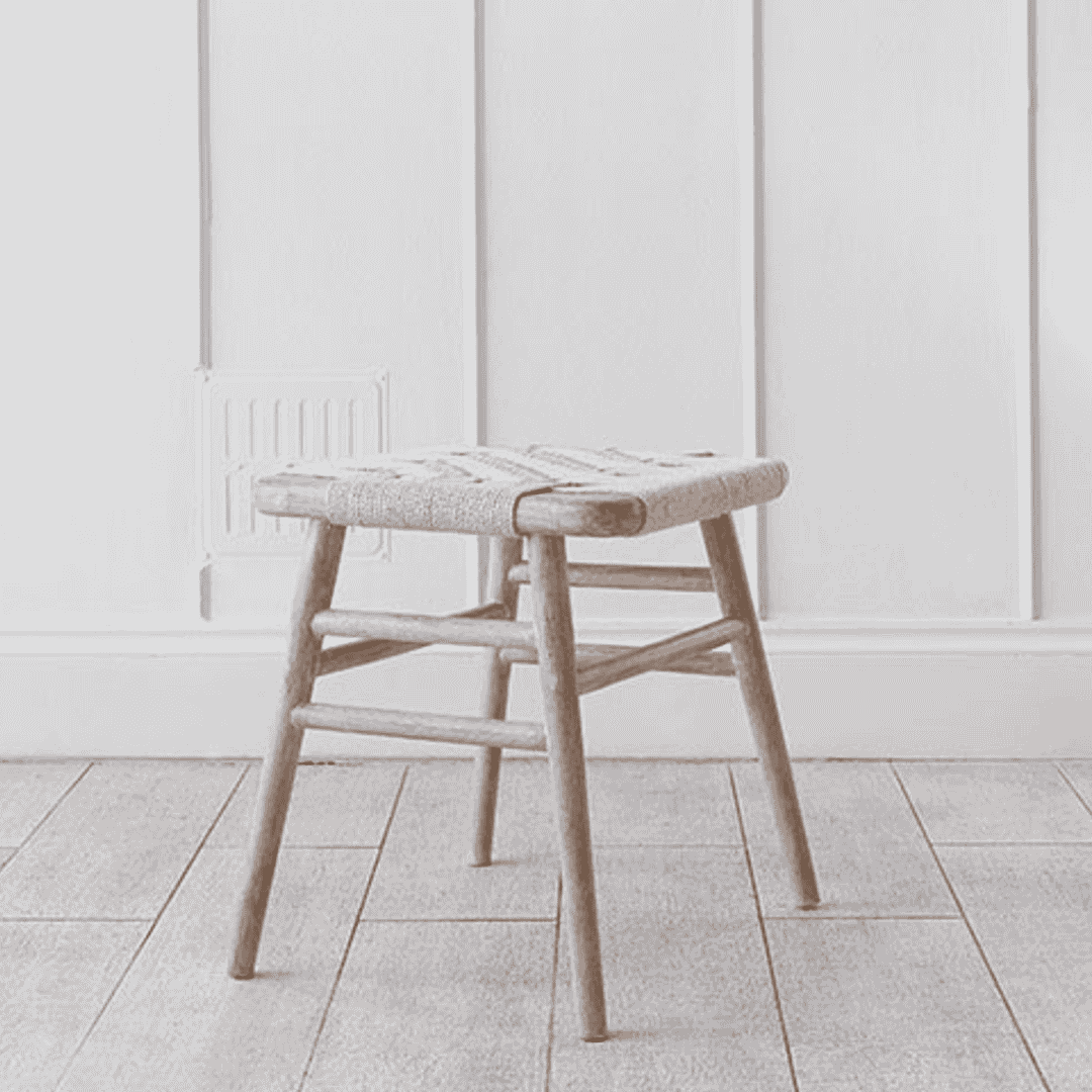 Kibo Wooden Stool 46cm | Annie Mo's