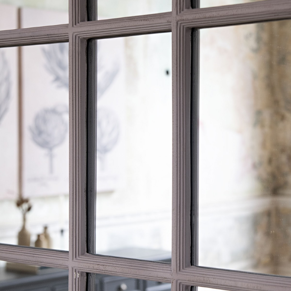 Wilton Charcoal French Window Mirror 150cm