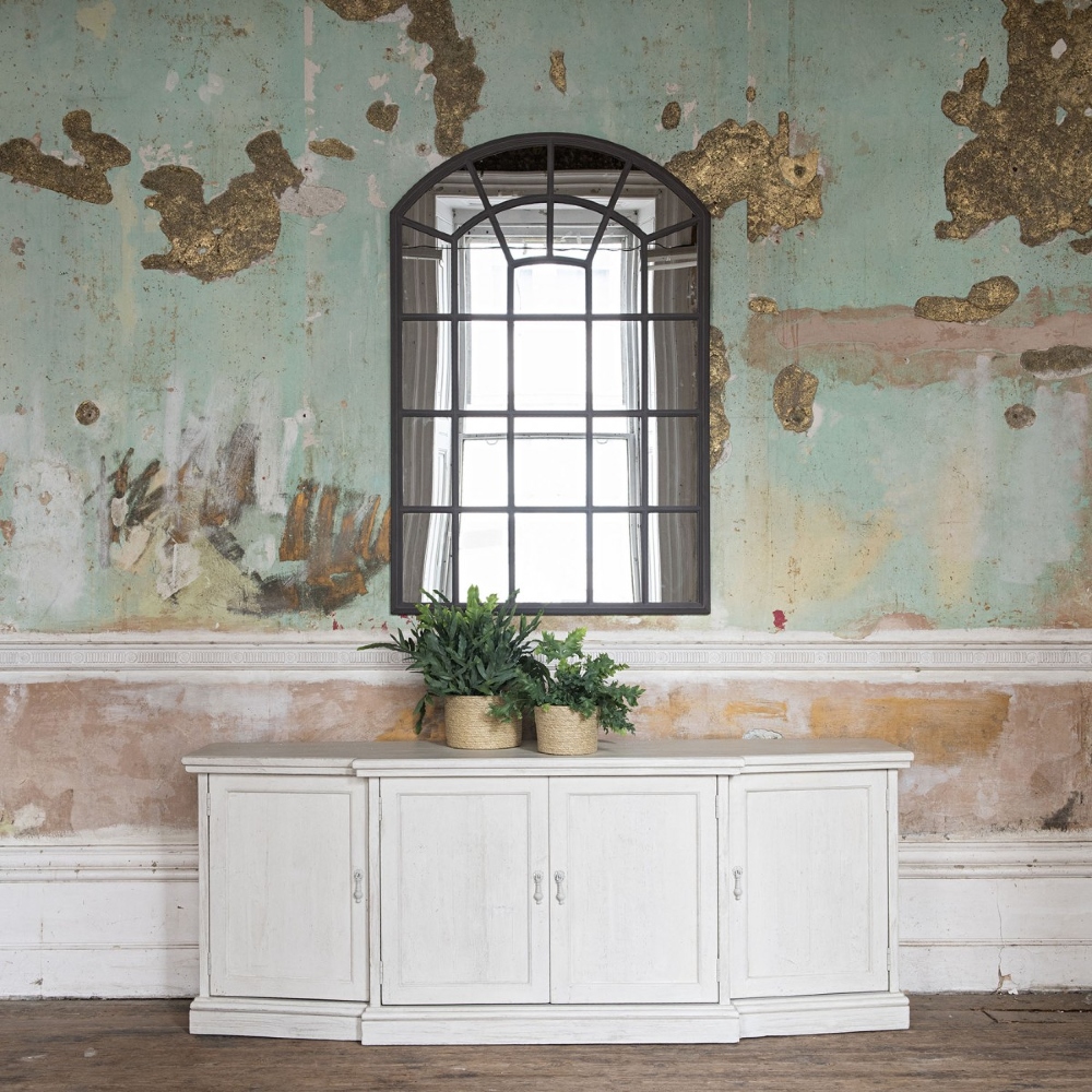 Wilton Charcoal French Window Mirror 150cm