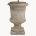 Birkdale Large Stone Lamp with Grey Shade 80cm