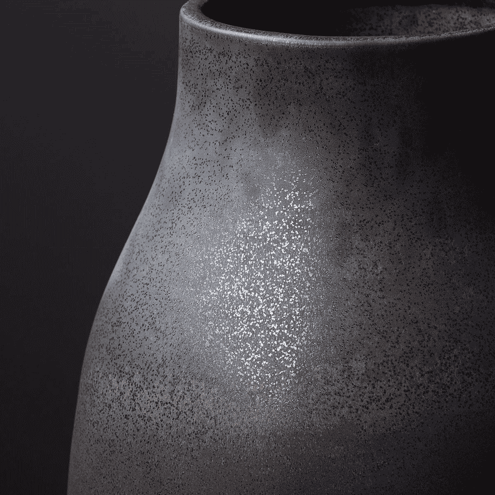 Large Wyman Black Vase 65cm