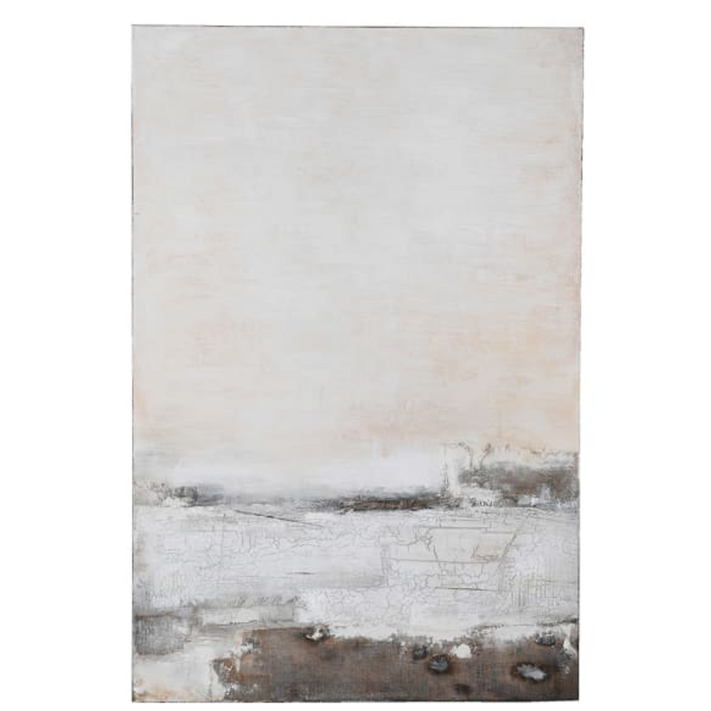 Large Pebble Beach Landscape Painting 150cm | Annie Mo's