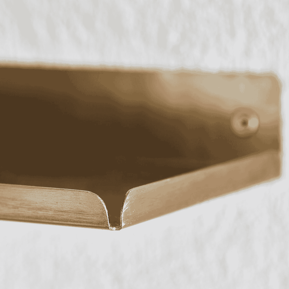 Ledge Shelf Brass 80cm-3