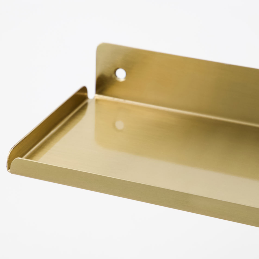 Ledge Shelf Brass 80cm