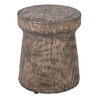 Light Brown Wood Effect Eco Stool 43cm High | Annie Mo's
