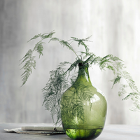 Light Green Recycled Bottle Vase 30cm | Annie Mo's