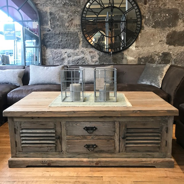 Louvred Door Coffee Table B