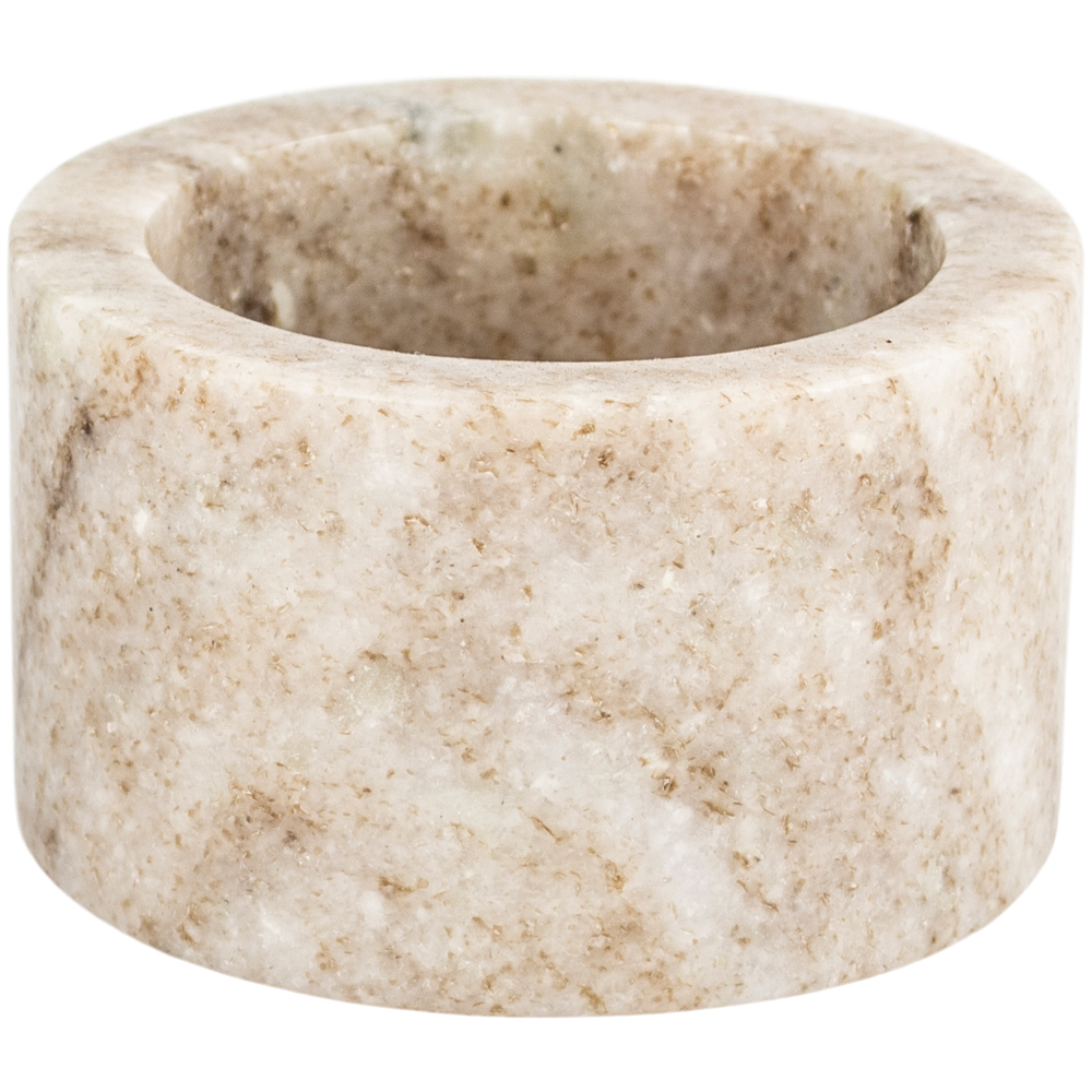 Marble Salt Cellar Sand 7cm