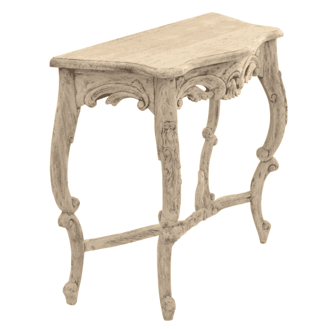 Natural Carved Console