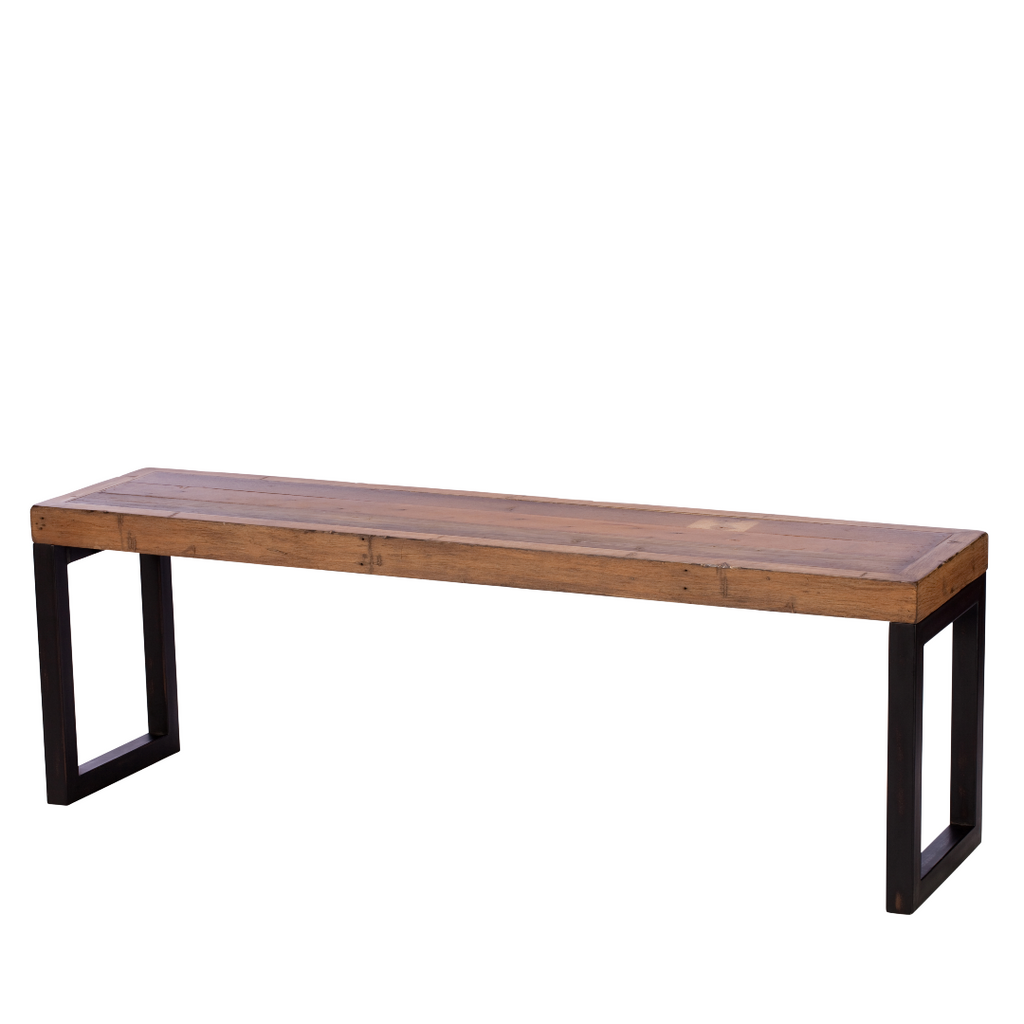 Nixon Reclaimed Mixed Wood Bench 140cm | Annie Mo's