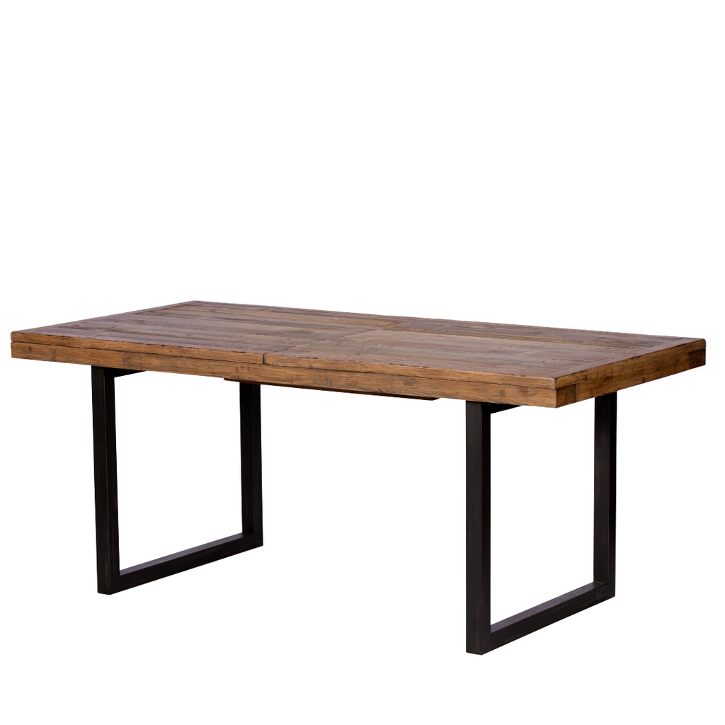 Nixon Reclaimed Mixed Wood Extending Dining Table 180cm - 240cm