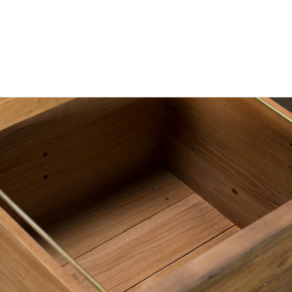 Nixon Reclaimed Mixed Wood Filing Cabinet 85cm