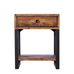 Nixon Reclaimed Mixed Wood Lamp Table 50cm | Annie Mo's