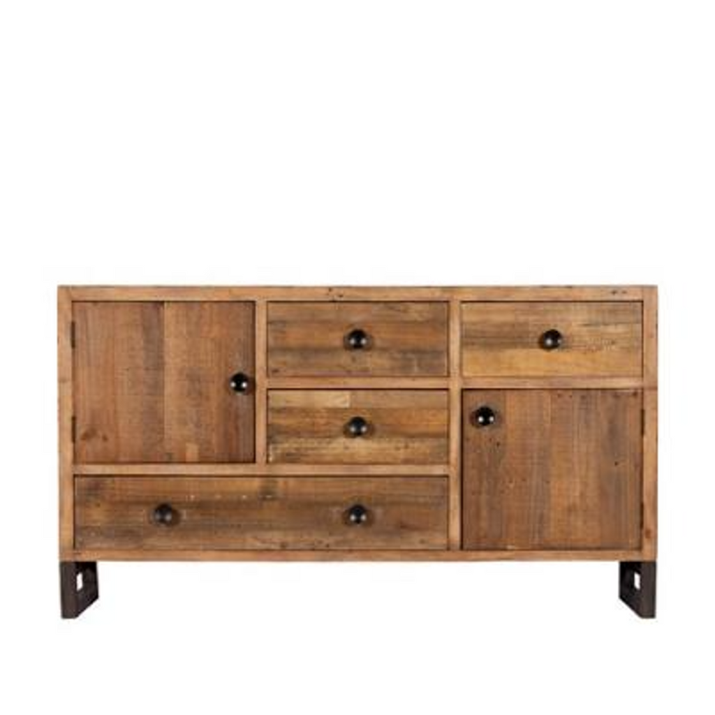 Nixon Reclaimed Mixed Wood Wide Sideboard 152cm | Annie Mo's