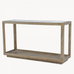 Oak and Glass Console Table 140cm