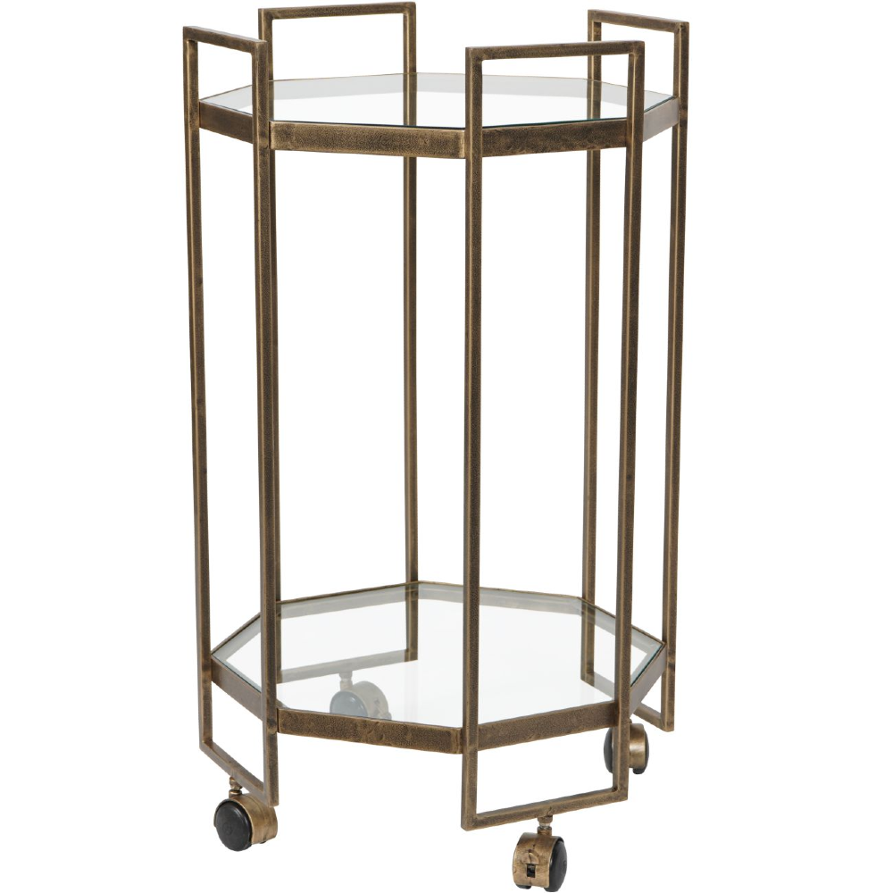 Octagonal Bar Trolley 82cm