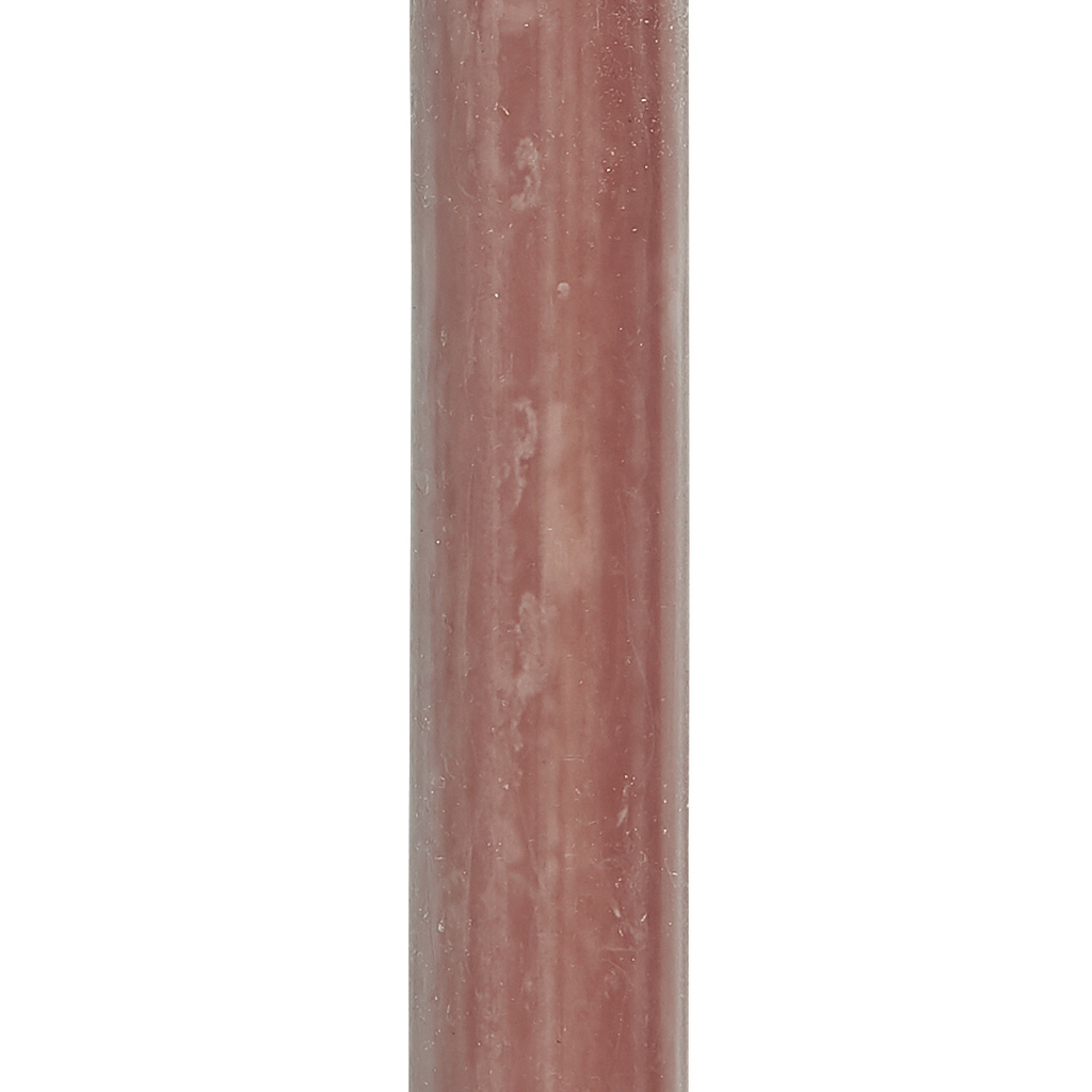 Pink Sand and White Tones Tall Rustic Dinner Candles 29cm - Colour Choice