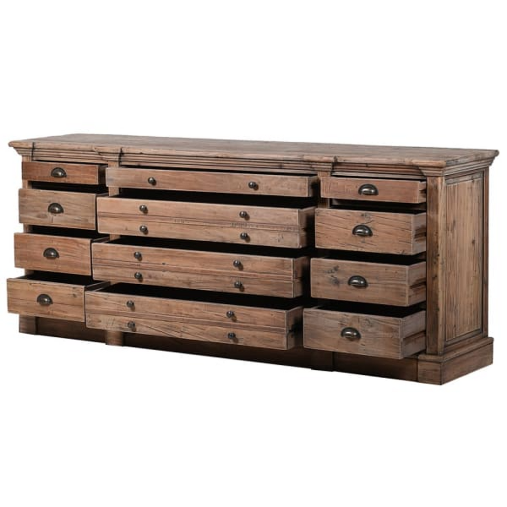 Old Pine Plan Multi Chest 200cm E