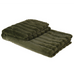Olive Green Ribbed Faux Fur Throw 170cm | Annie Mo's