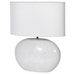 Oval Ceramic Lamp with Shade 52cm | Annie Mo's