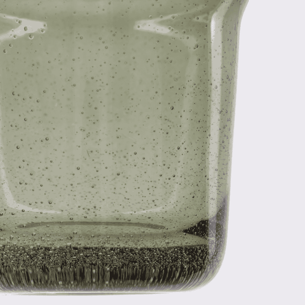 Rain Green Glass 10cm-B