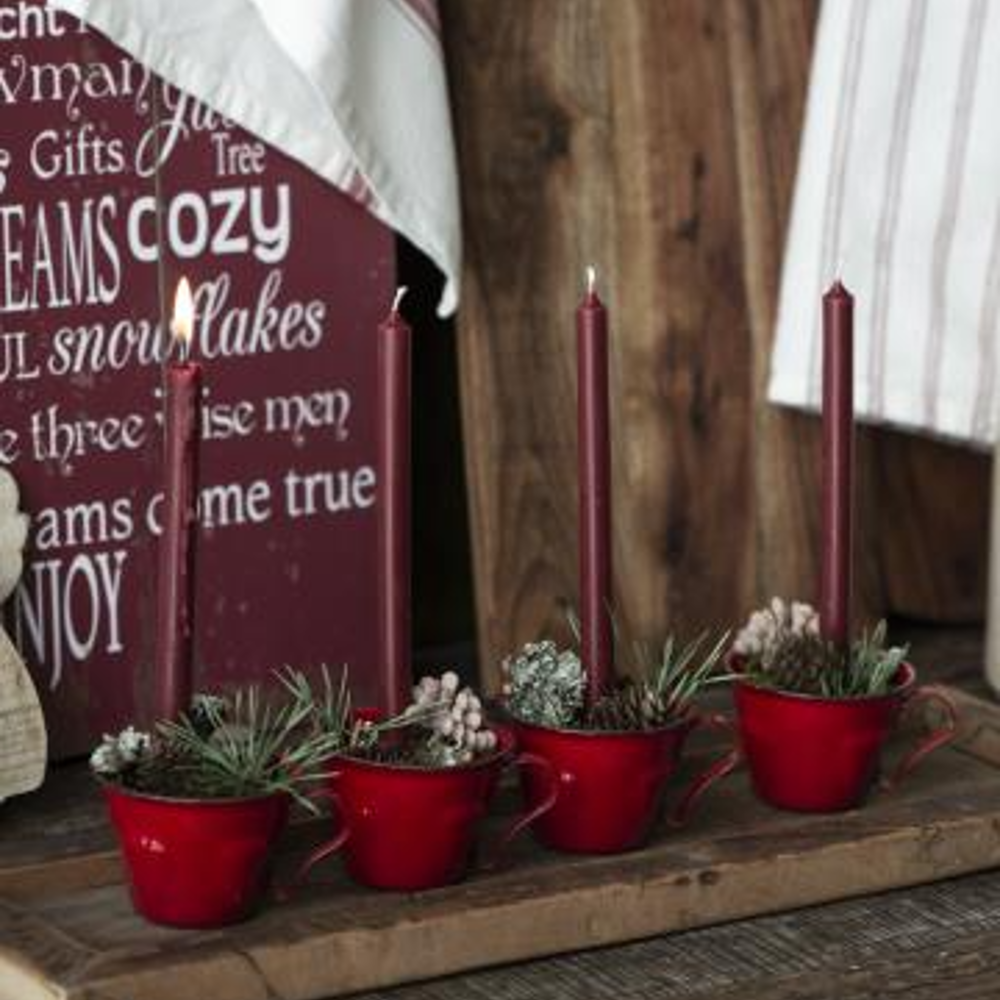 Rhododendron Taper Candle 20cm