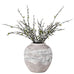 Round Stone Vase 34cm