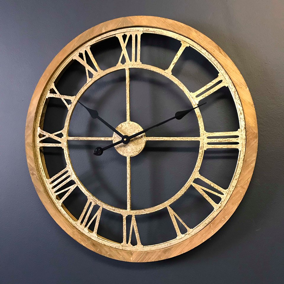Round Cut-Out Clock 64cm