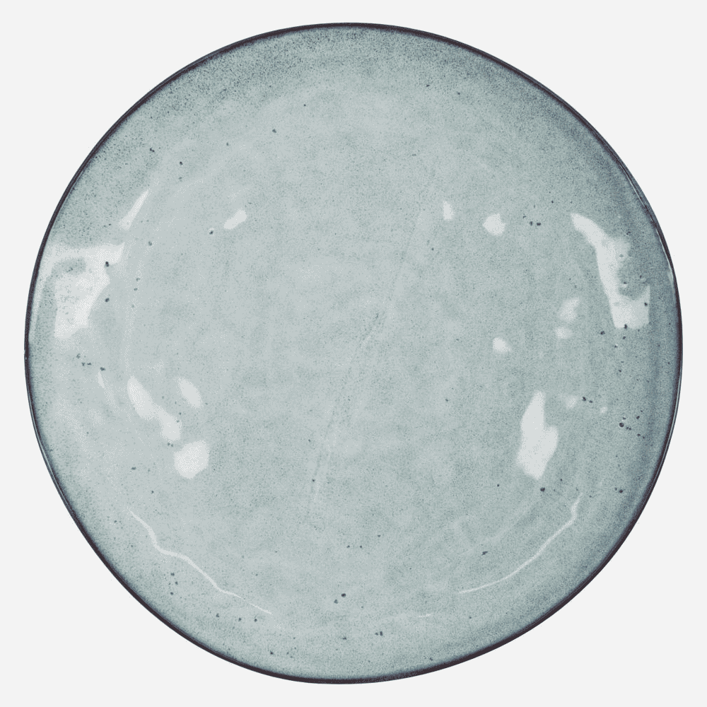 Rustic, Grey Blue Dinner Plate 27cm-E
